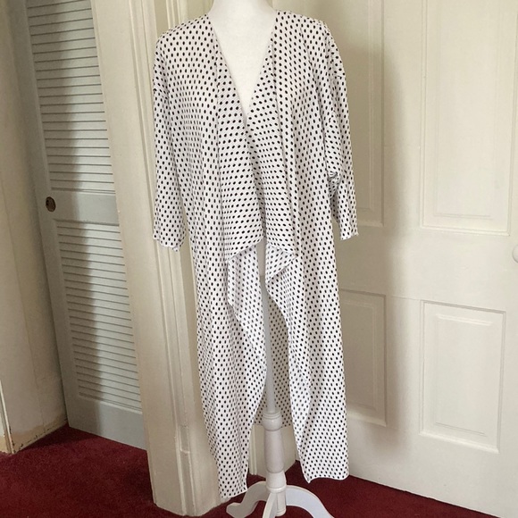 Lula Roe Jackets & Coats Duster Dress Up Dress Down Black